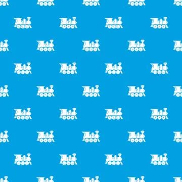 Balloon pattern vector seamless blue Stock Illustration