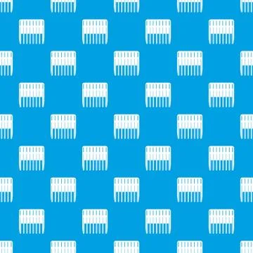 Balloon pattern vector seamless blue Stock Illustration