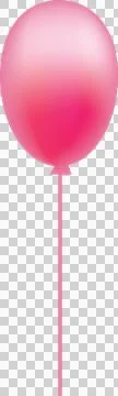 Balloon pink Stock Photos