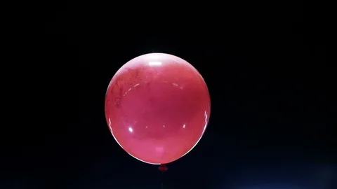 Balloon pop / glitter explosion in slow motion / 3 different shots Stock Footage 85610764