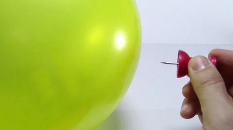 Balloon popping Stock Footage 47861856