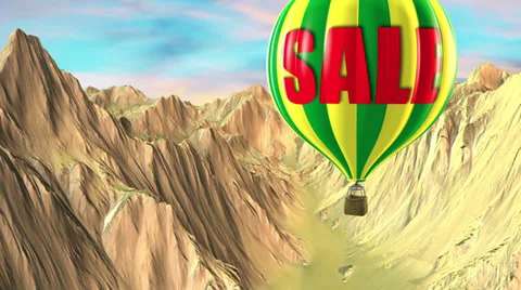 Balloon sale Stock Footage 38976070