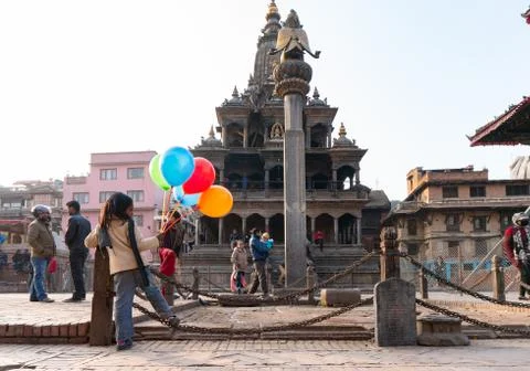 Balloon Seller Stockfoto's