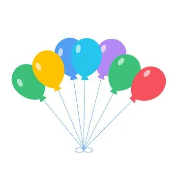Balloon set Stockillustratie