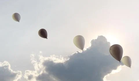 Balloon sky Illustration