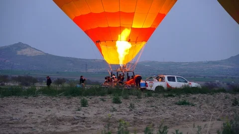 Balloon before the start Video stock 121806066