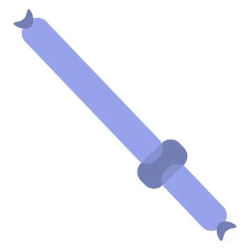 Balloon sword flat clipart vector illustration 스톡 일러스트