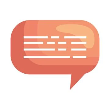 Balloon text icon Stock Illustration