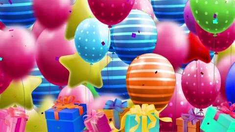 Balloon Transition Video stock 165430541