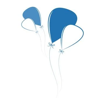 Balloon vector element Illustrazione stock