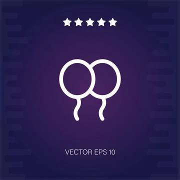 Balloon vector icon Stock Illustration