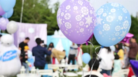 Balloon at wedding ceremony Stock Footage 50207679