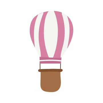 Balloon on white background for web design Stock Illustration