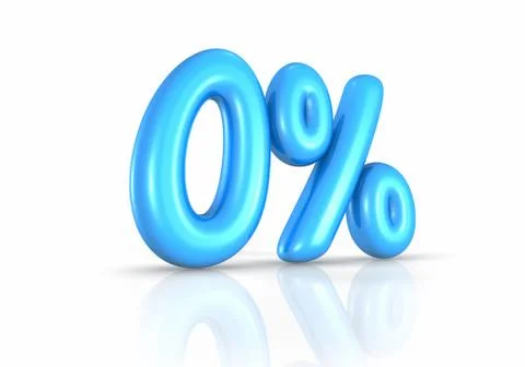 Balloon zero percent Stock Illustration