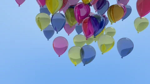 Balloons 01 Stock Footage 518730