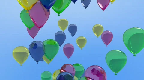 Balloons 02 Stock Footage 564081