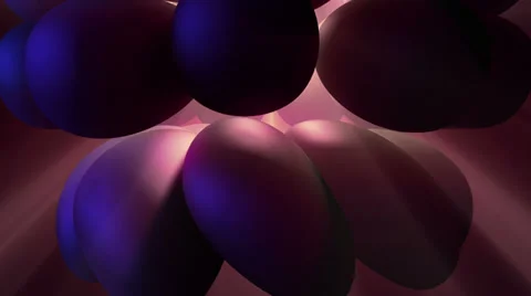 Balloons 3d magnetic Stock Footage 34411040