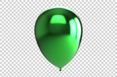 Balloons 3d render illustration for celebration or birthday party Stock Illustration