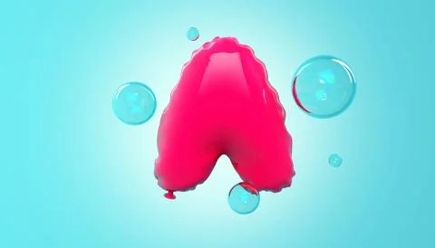 A Balloons Alphabet Stock-Illustration