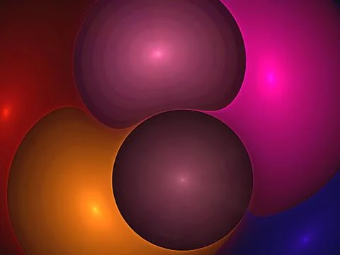 Balloons on the background Stock Illustration