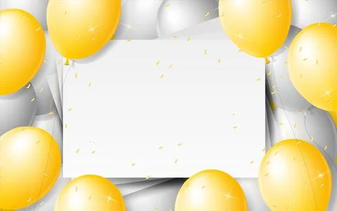 Balloons Background Stock Illustration