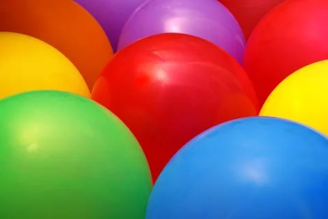 Balloons background Stock Photos
