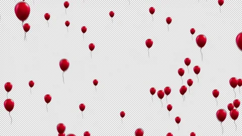 Balloons Beyond Boundaries: Black Friday Edition Stock Footage 255178452