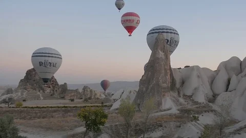 Balloons of Cappadocia Stock Footage 83117817