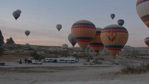 Balloons of Cappadocia Stock Footage 83118130