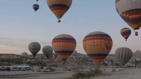 Balloons of Cappadocia Stock Footage 83118137