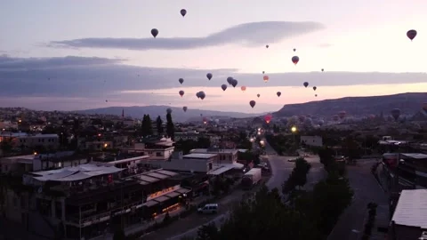 BALLOONS IN CAPPADOCIA TURKEY Stock Footage 209887738