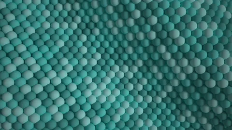 Balloons create a wave plane. Green blue reigns supreme as the background for a  Stock Footage 165599905