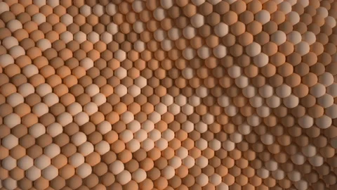 Balloons create a wave plane. Soothing coral background for a business presentat Stock Footage 165599595