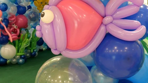 Balloons for decoration Stock-Footage 120495646