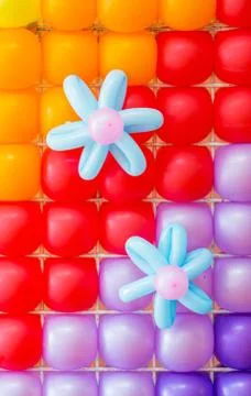 Balloons decoration Stock Photos