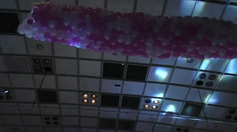 Balloons fall Stock Footage 68661576