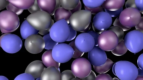 Balloons Filling up the frame Stock-Footage 86242440
