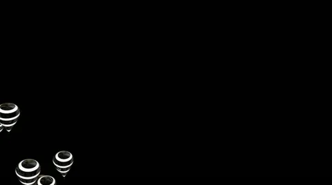 Balloons flying across the screen (+alpha) 動画素材 22021056