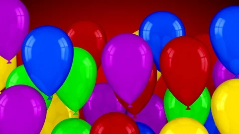 Balloons Flying Up Stock After Effects