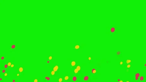 Balloons Flying with Air on Chroma Key for Compositing Video stock 337045619