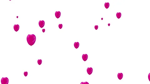 Balloons Flying Up Animation background. 库存影片 336858950