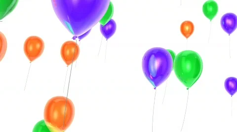 Balloons flying up  Video stock 756617
