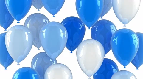 Balloons Flying Up Stock Footage 49680523
