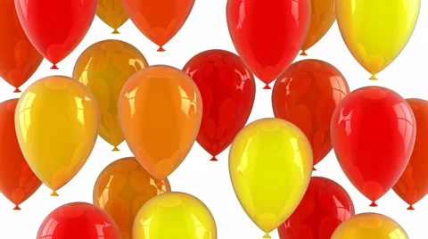 Balloons Flying Up Stock Footage 51345854