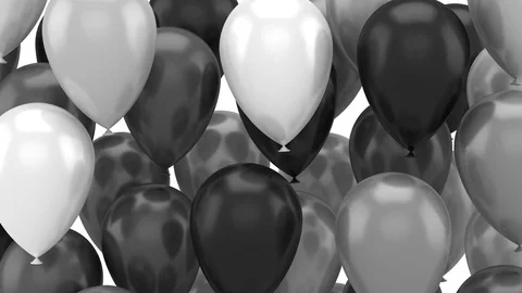 Balloons Flying Up Stock Footage 79848146