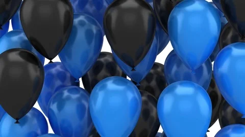 Balloons Flying Up Stock Footage 80289364