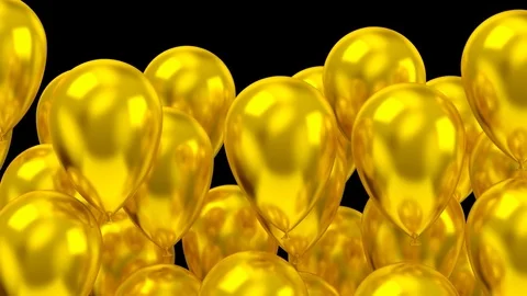 Balloons Flying Up Stock Footage 82611837