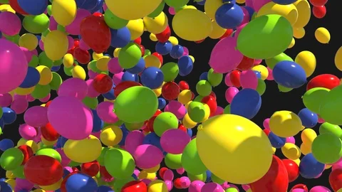 Balloons flying up Stock Footage 120588121
