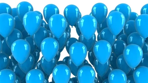 Balloons Flying Up Stock Footage 121534884