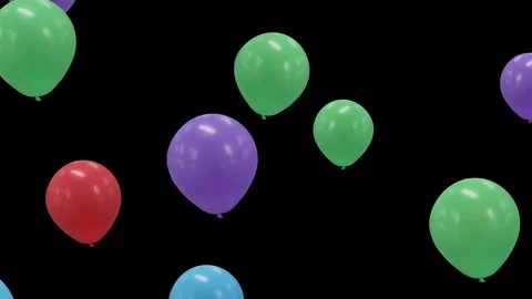 Balloons Flying Up 動画素材 122798403